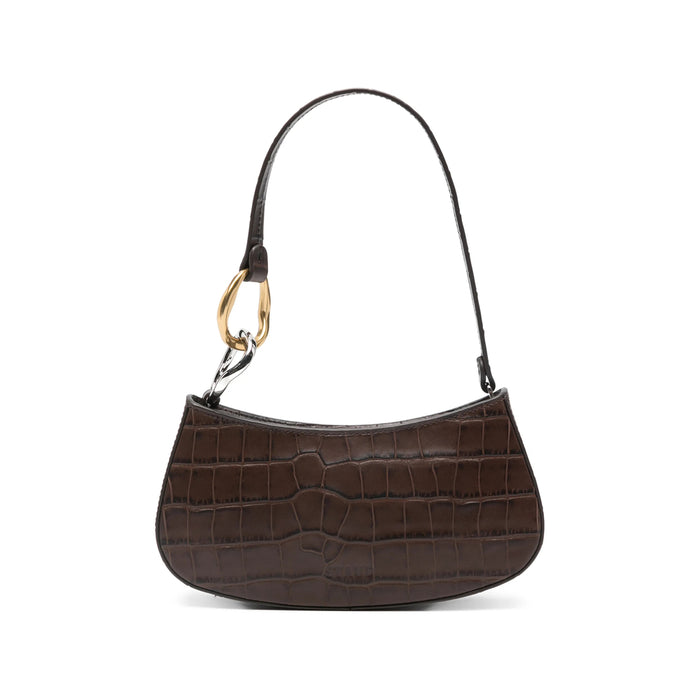 Bag Staud Brown Calf Leather: 100