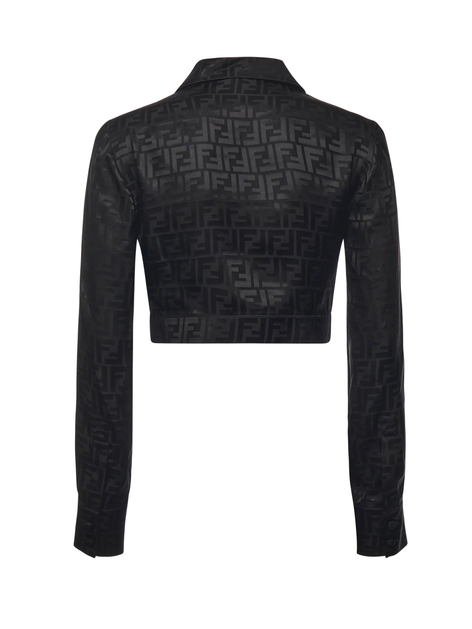Fendi Shirts Black Silk
