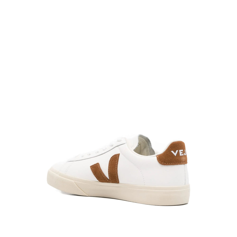 Sneaker Veja White/brown Calf Leather: 100