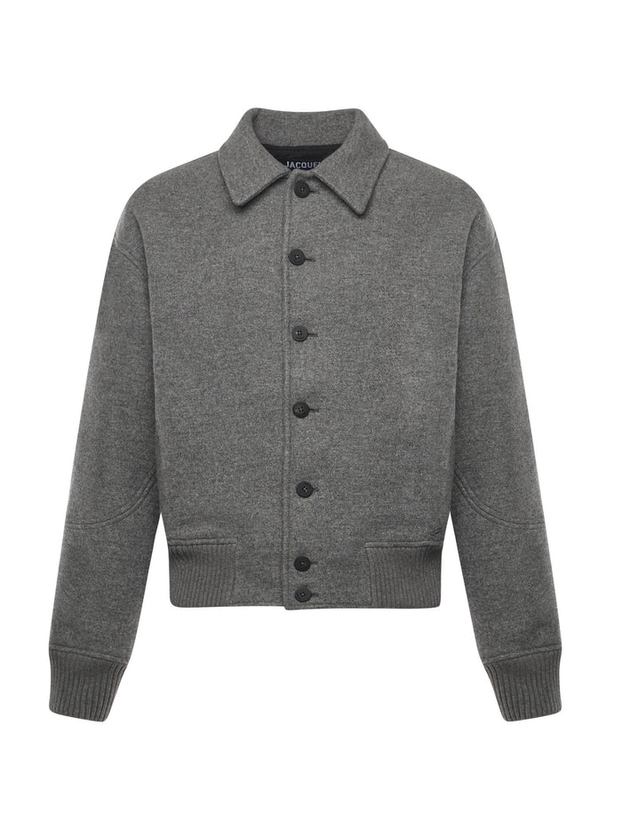 Jacquemus Coats Grey Virgin Wool