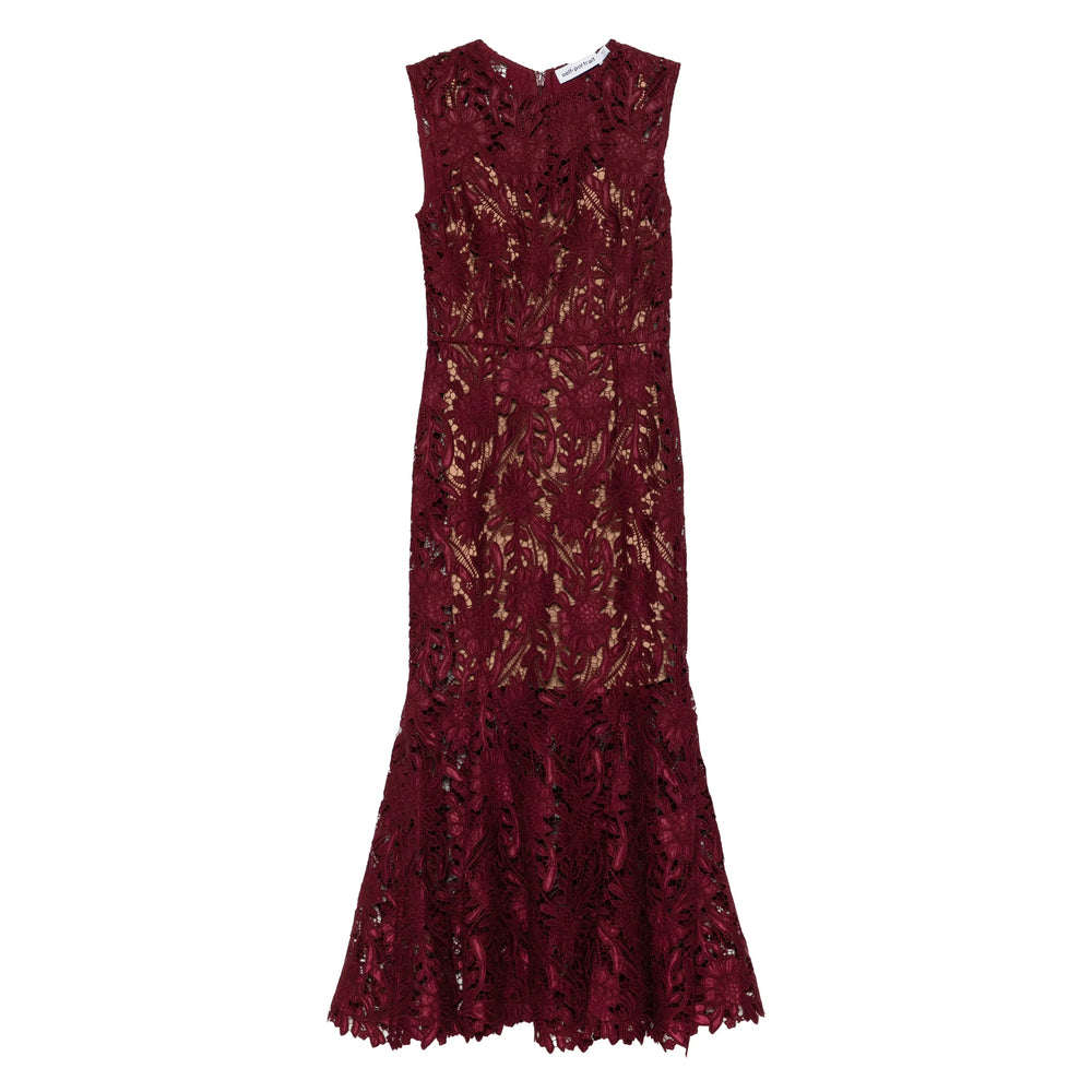 Dress Self-Portrait Red Polyester: 96