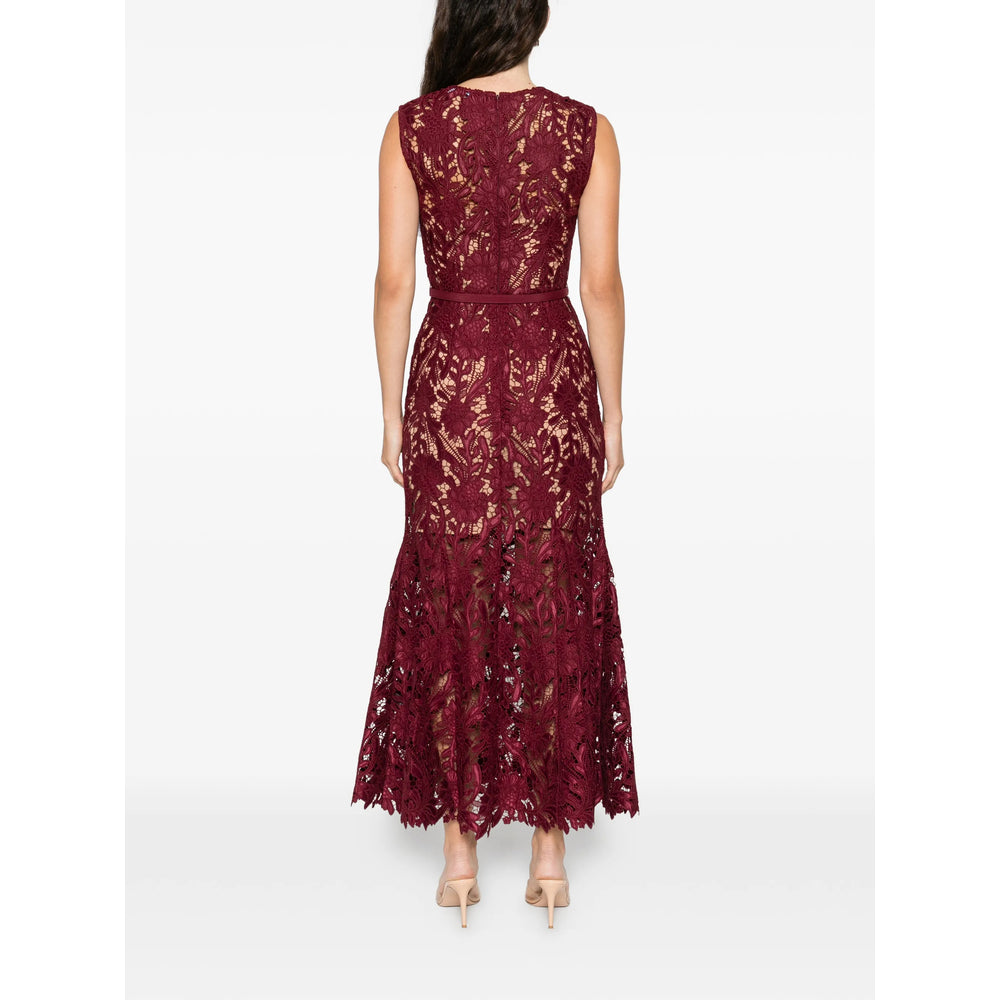 Dress Self-Portrait Red Polyester: 96