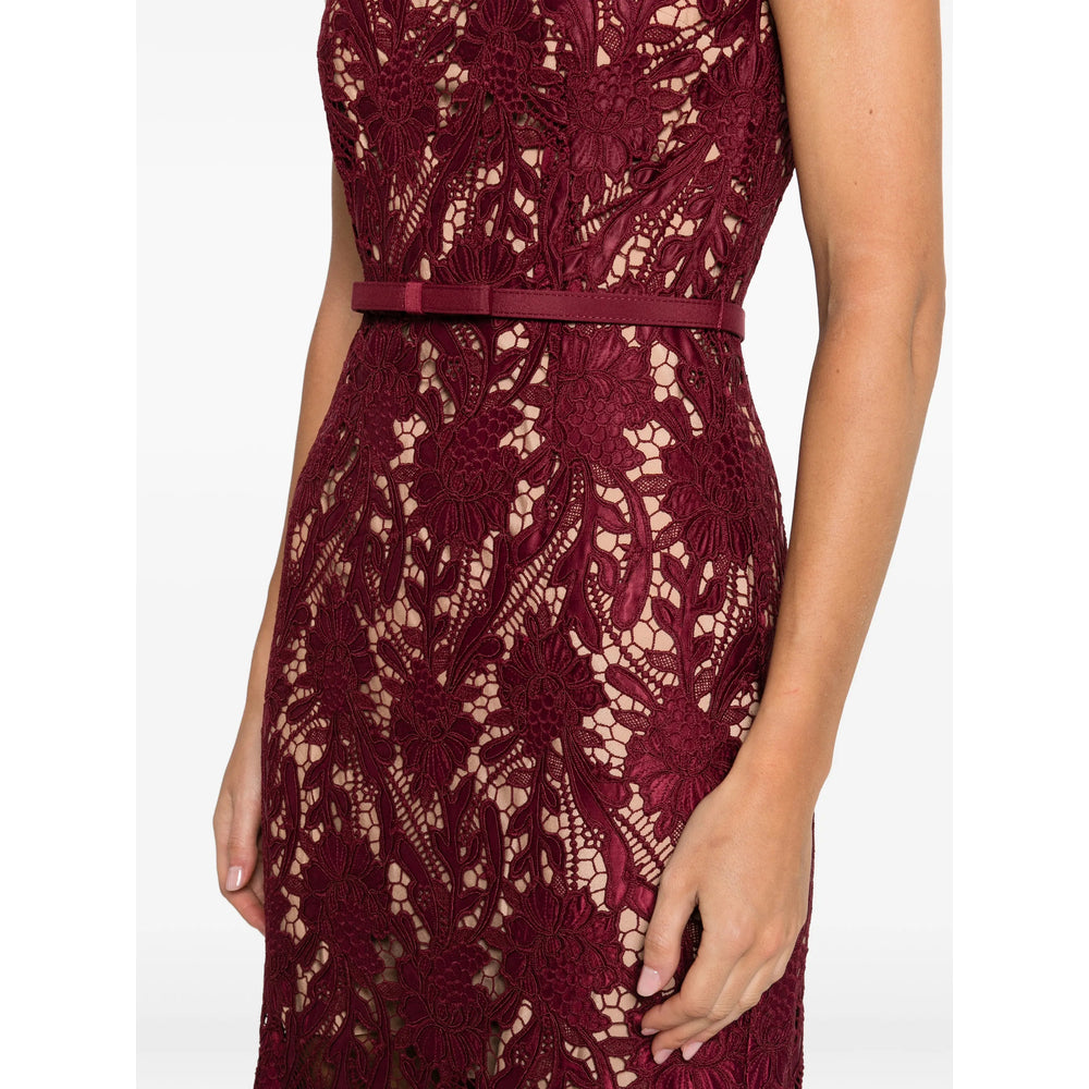 Dress Self-Portrait Red Polyester: 96