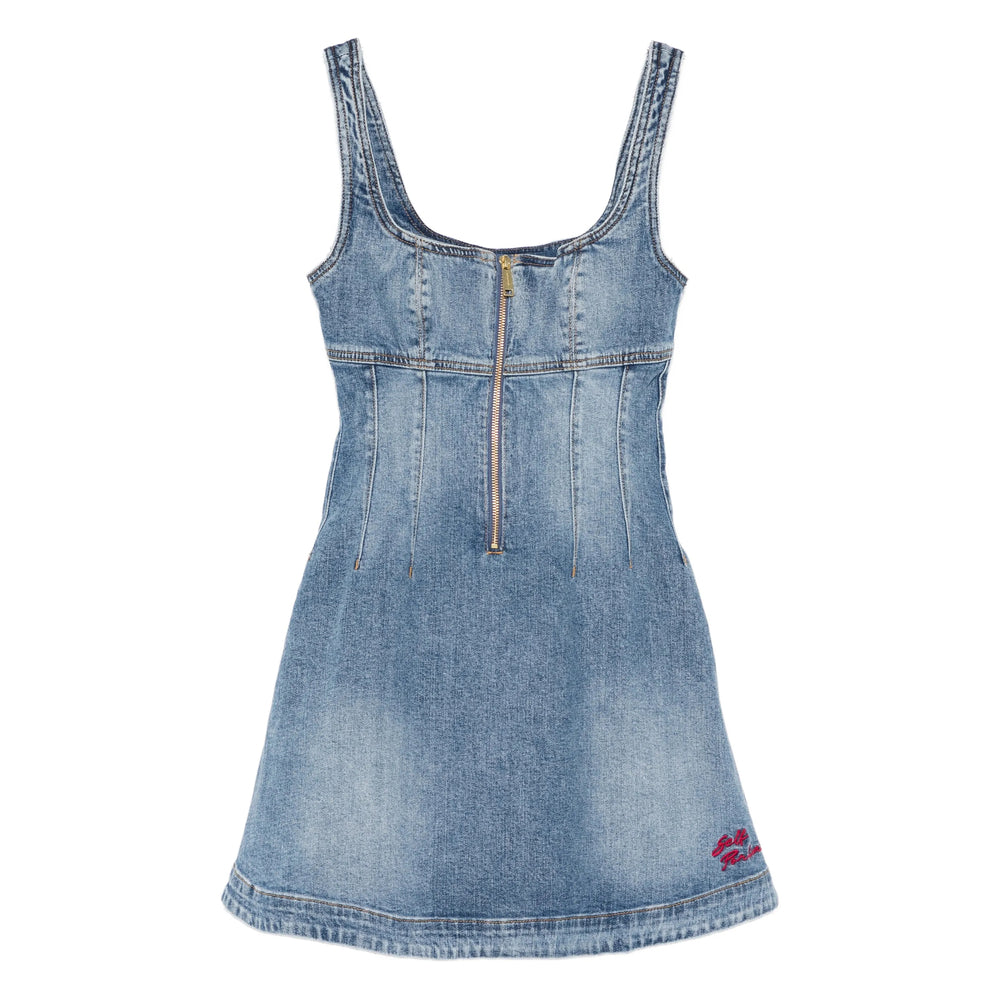 Dress Self-Portrait Blue Cotton: 99