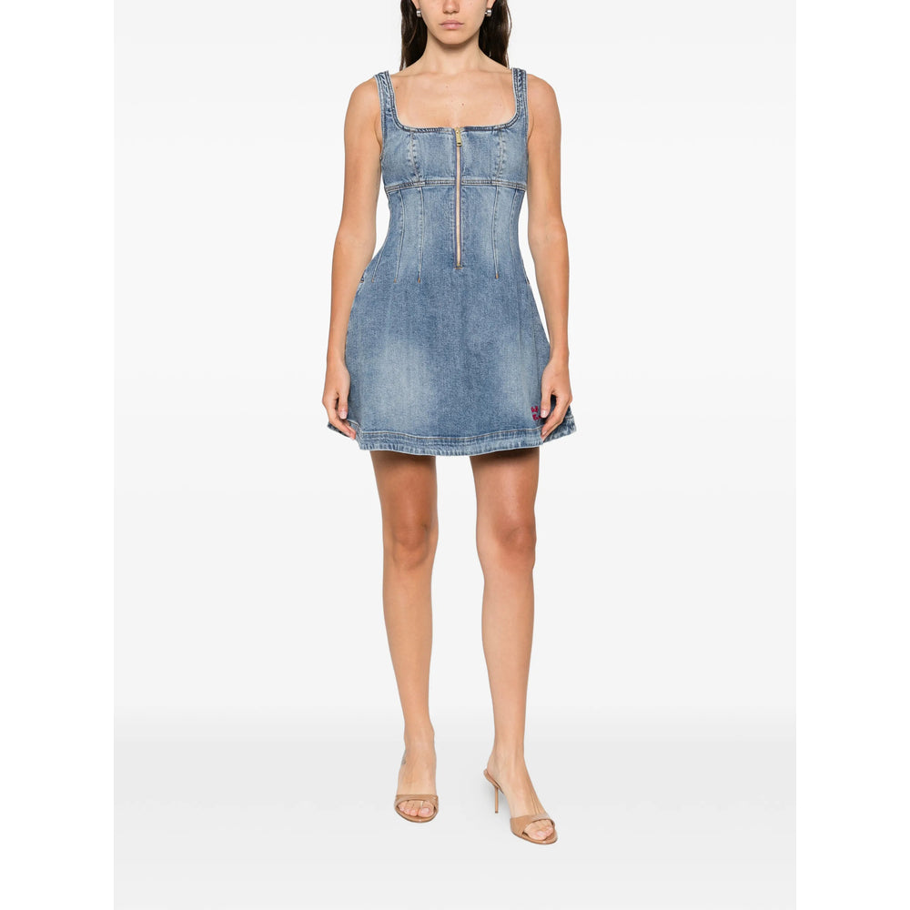 Dress Self-Portrait Blue Cotton: 99
