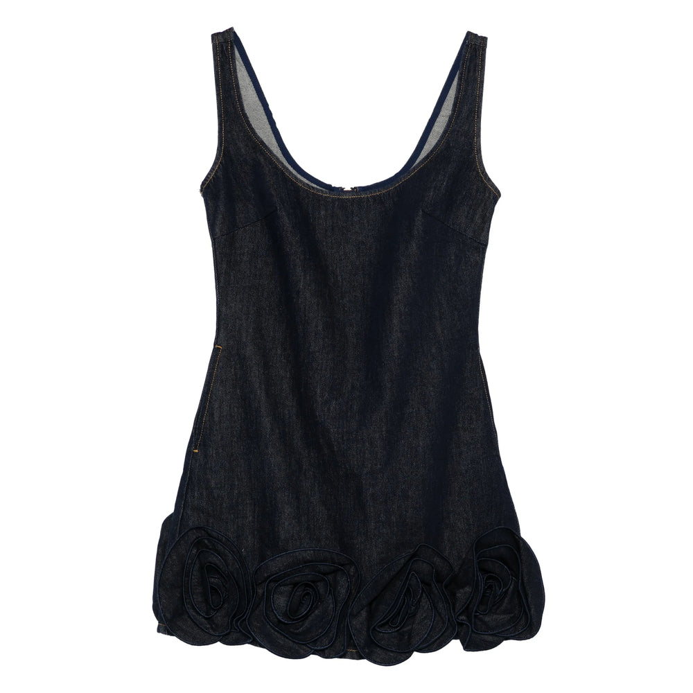 Dress Self-Portrait Blue Cotton: 100