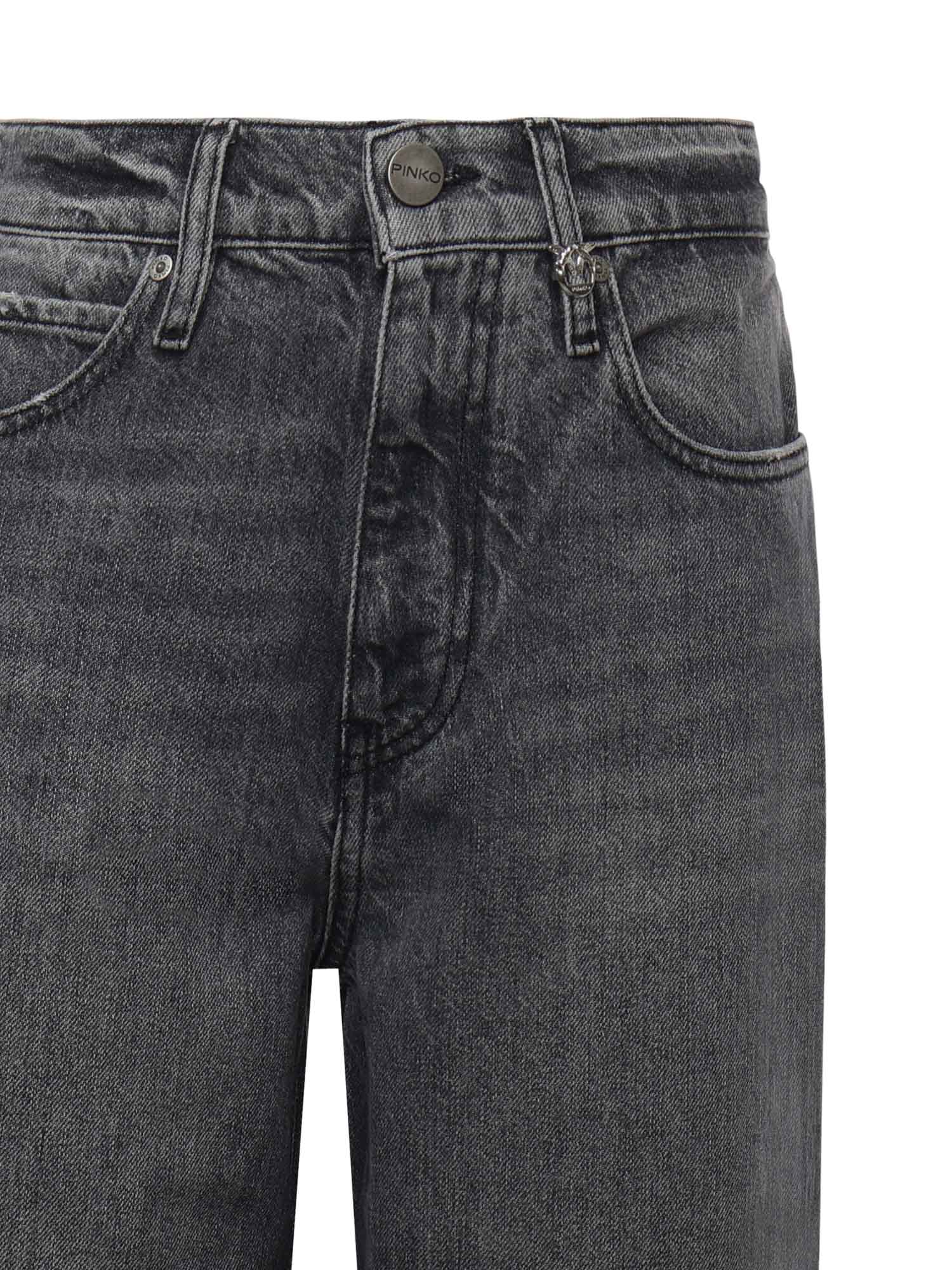 Pinko Jeans Dark Gray Cotton