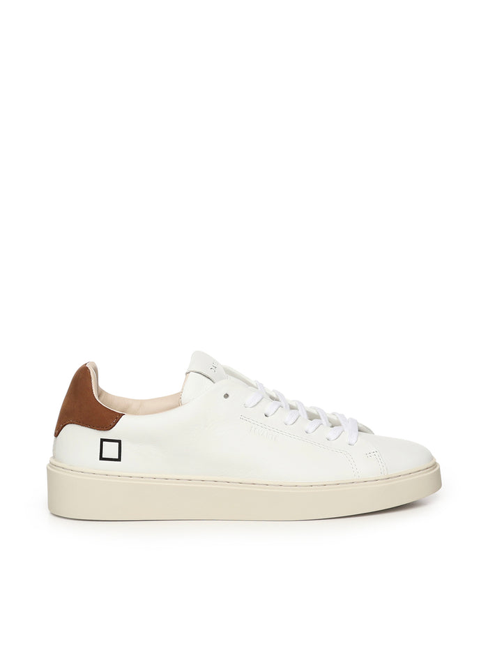 D.a.t.e. Sneakers White-brown Calfskin