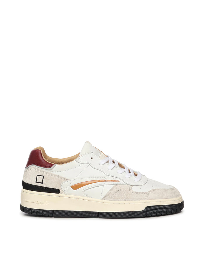 D.a.t.e. Sneakers White-bordeaux