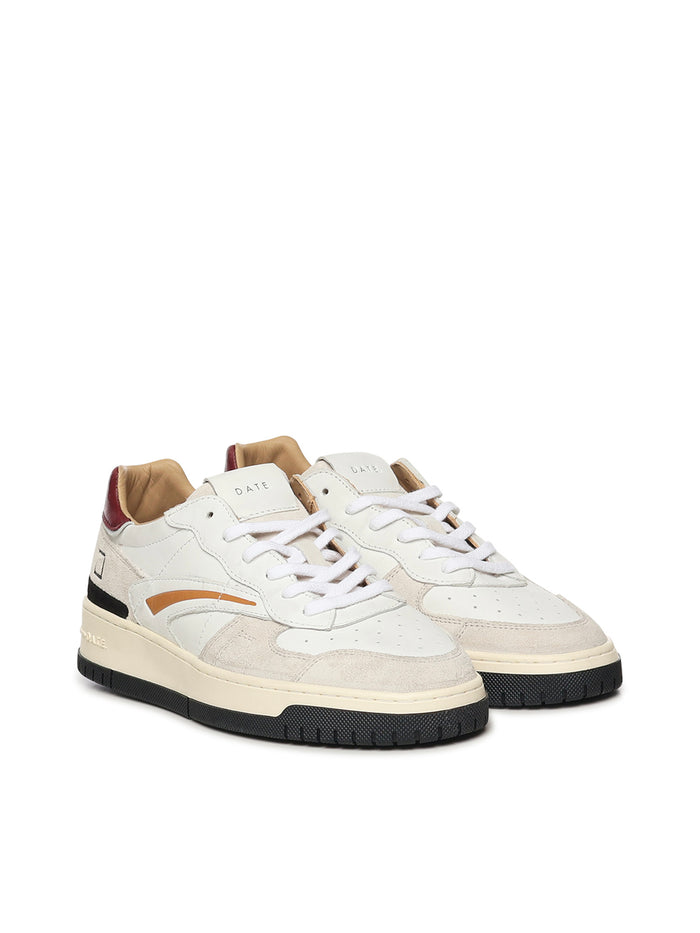 D.a.t.e. Sneakers White-bordeaux