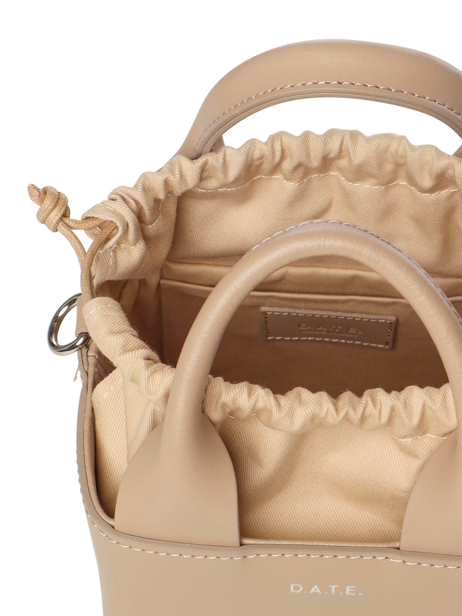 D.a.t.e. Bags Beige Leather