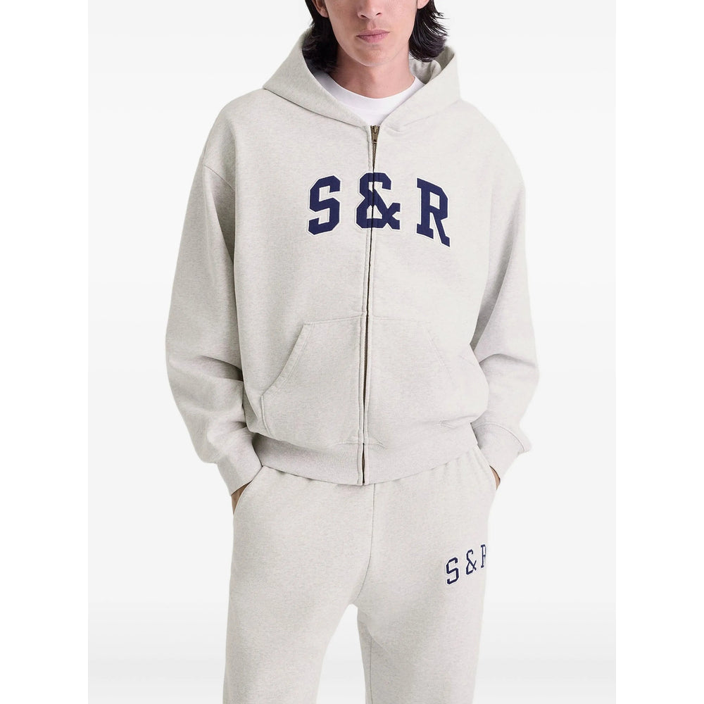 Sweatshirt Sporty & Rich Grey Cotton: 100. Sweatshirts