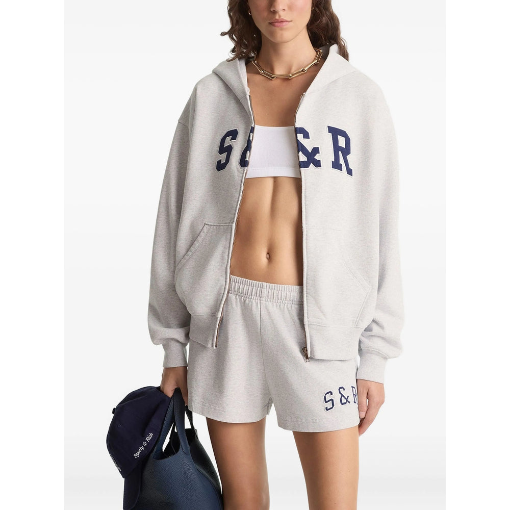 Sweatshirt Sporty & Rich Grey Cotton: 100. Sweatshirts