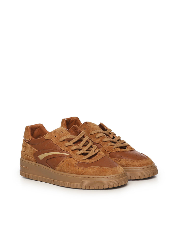 D.A.T.E. Sneakers Natural Cuoio