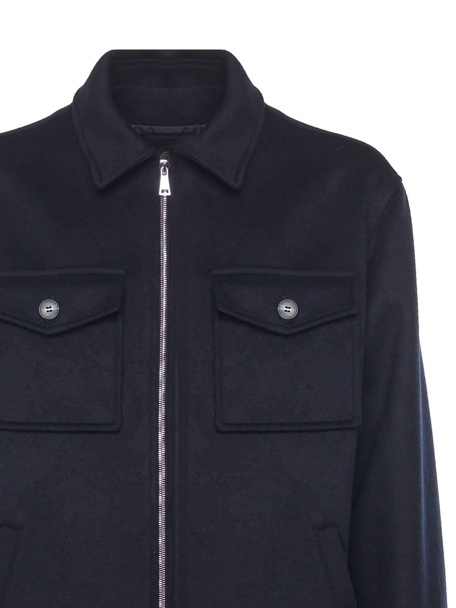 Giuliano Galiano Shirts Blue Polyester Wool