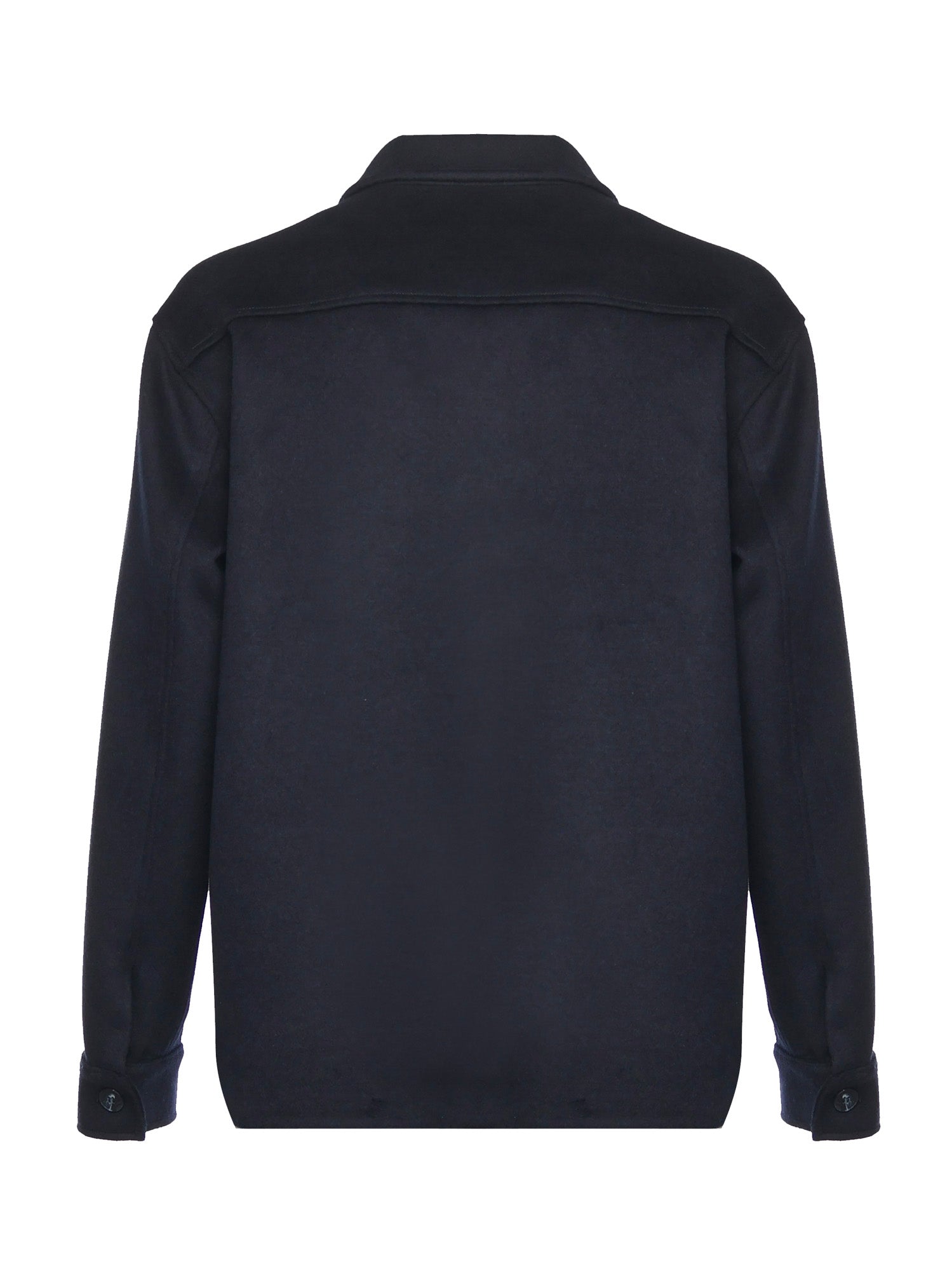 Giuliano Galiano Shirts Blue Polyester Wool