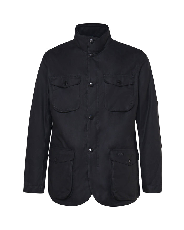 Barbour Coats Black Waxed Cotton