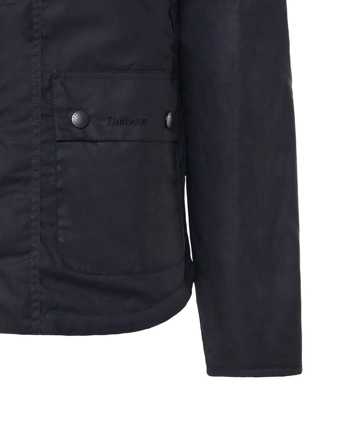 Barbour Coats Blue Waxed Cotton