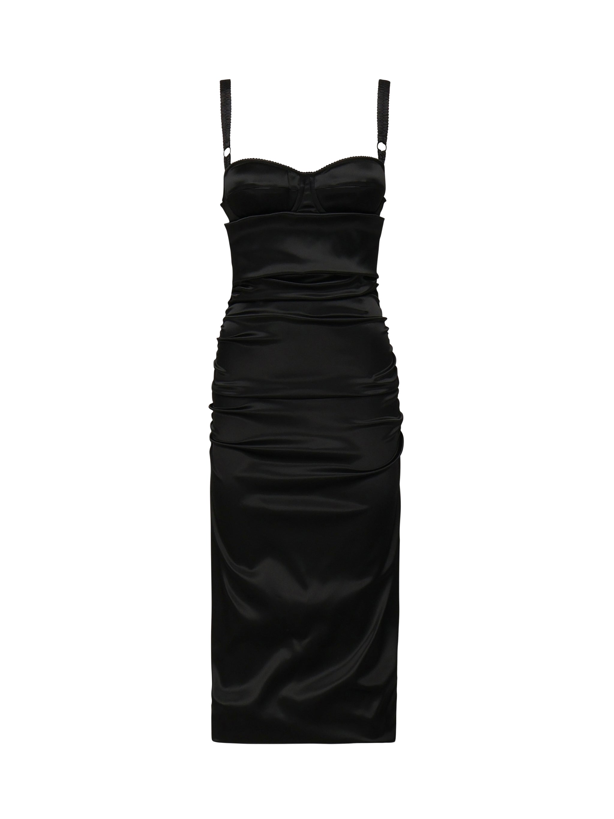 Dolce & Gabbana Dresses Black Acetate Polyamide Elastane