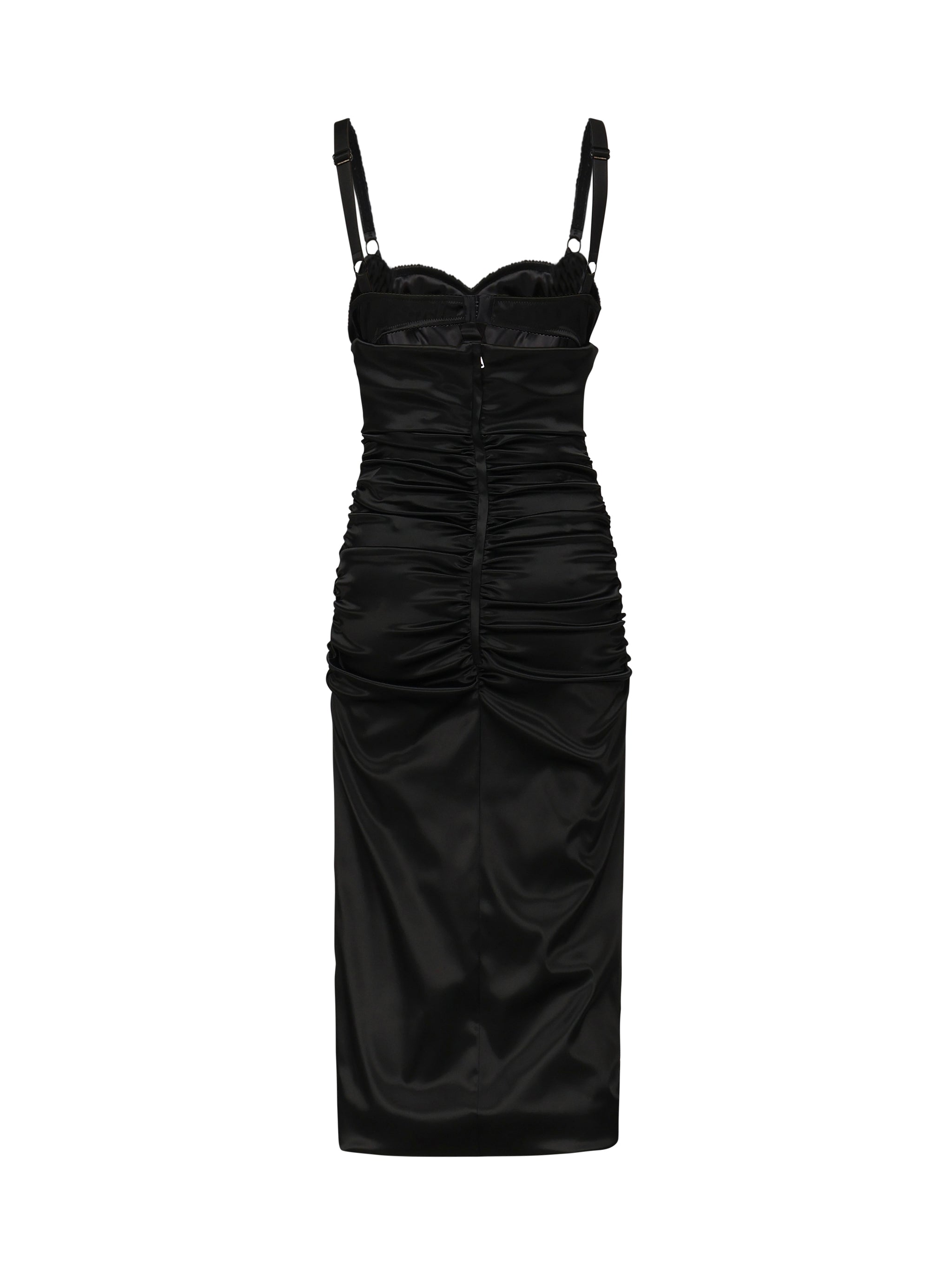 Dolce & Gabbana Dresses Black Acetate Polyamide Elastane