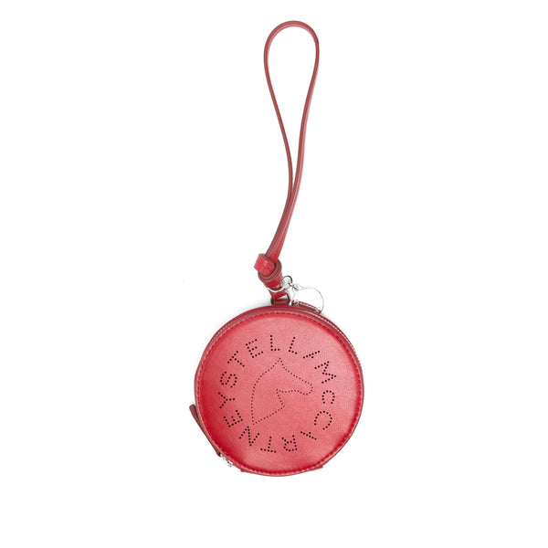 Red Perforated Logo Keyring Polyurethane: 100. Keyrings & Keychains