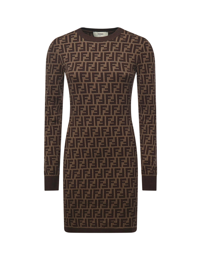 Fendi Dresses Tobacco Co+pa