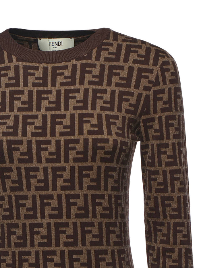 Fendi Dresses Tobacco Co+pa