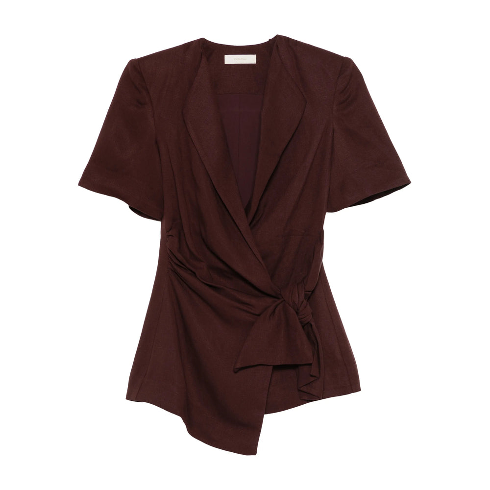 Jacket Faithfull The Brand Red Linen/flax: 22
