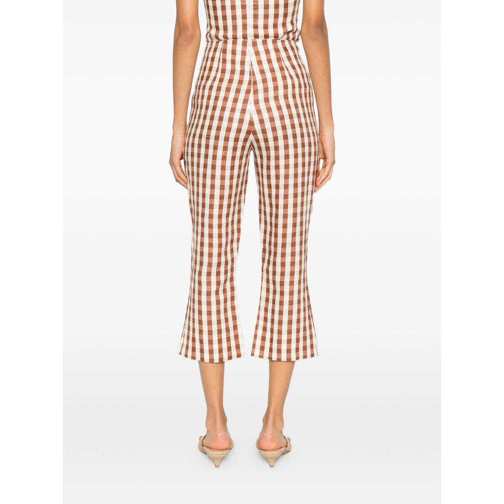 Pant Faithfull The Brand Brown/neutrals Linen/flax: 100