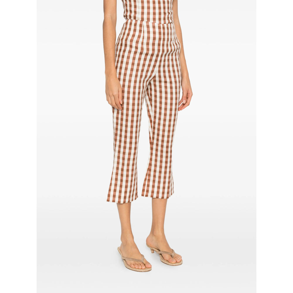 Pant Faithfull The Brand Brown/neutrals Linen/flax: 100