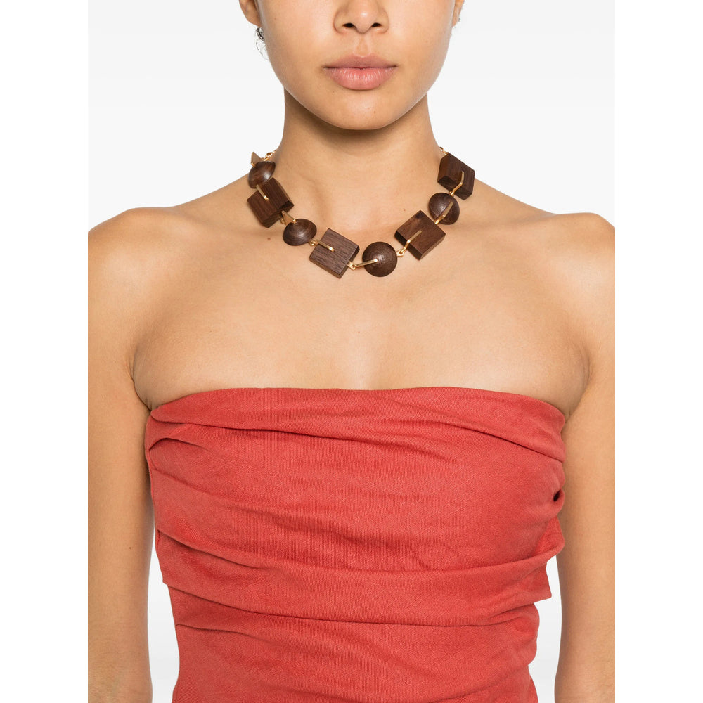 Dress Faithfull The Brand Red Lining Cotton: 100