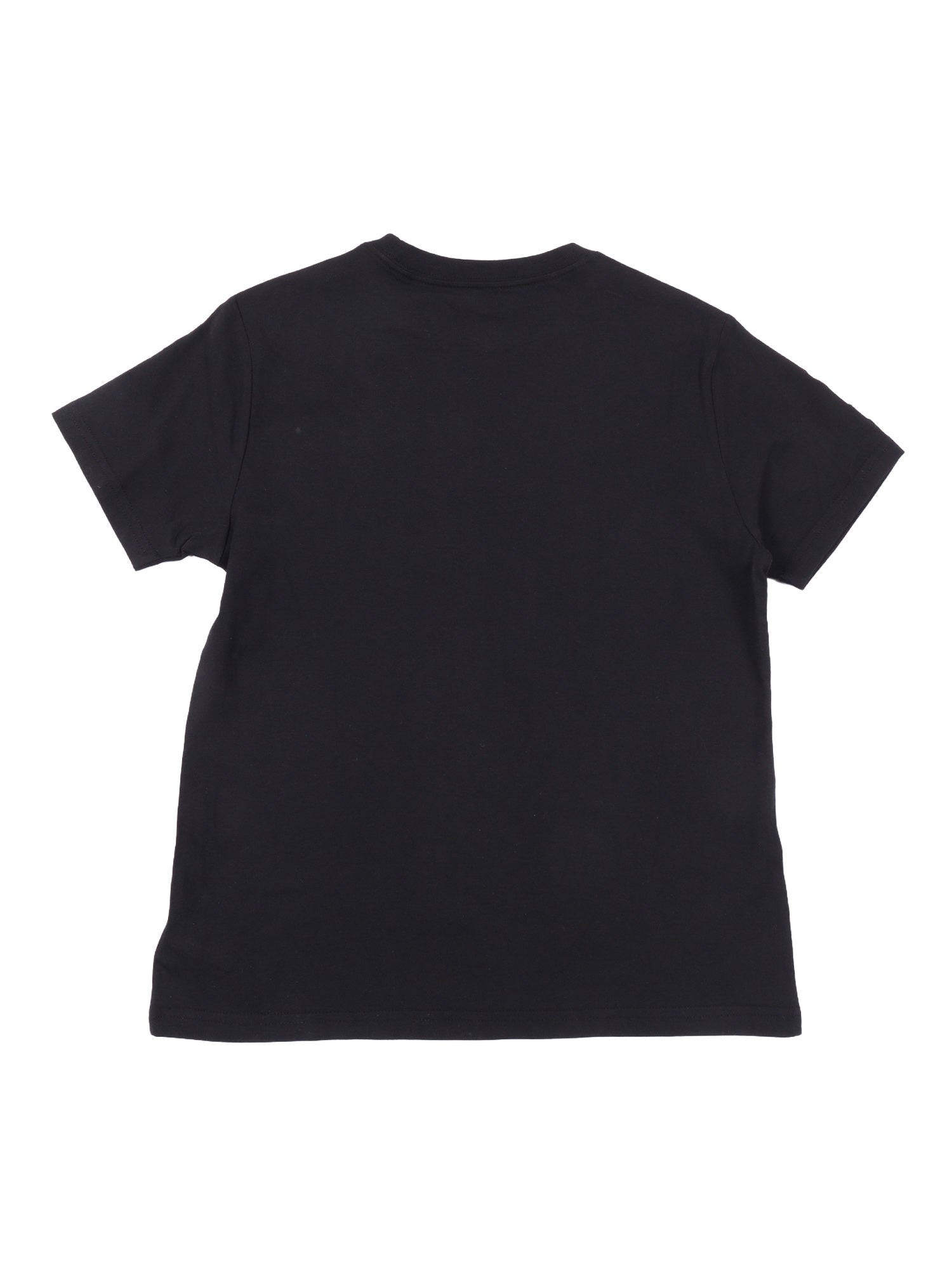 SS CN-TOPS-T-SHIRT Black Cotton Short Sleeves T-shirt