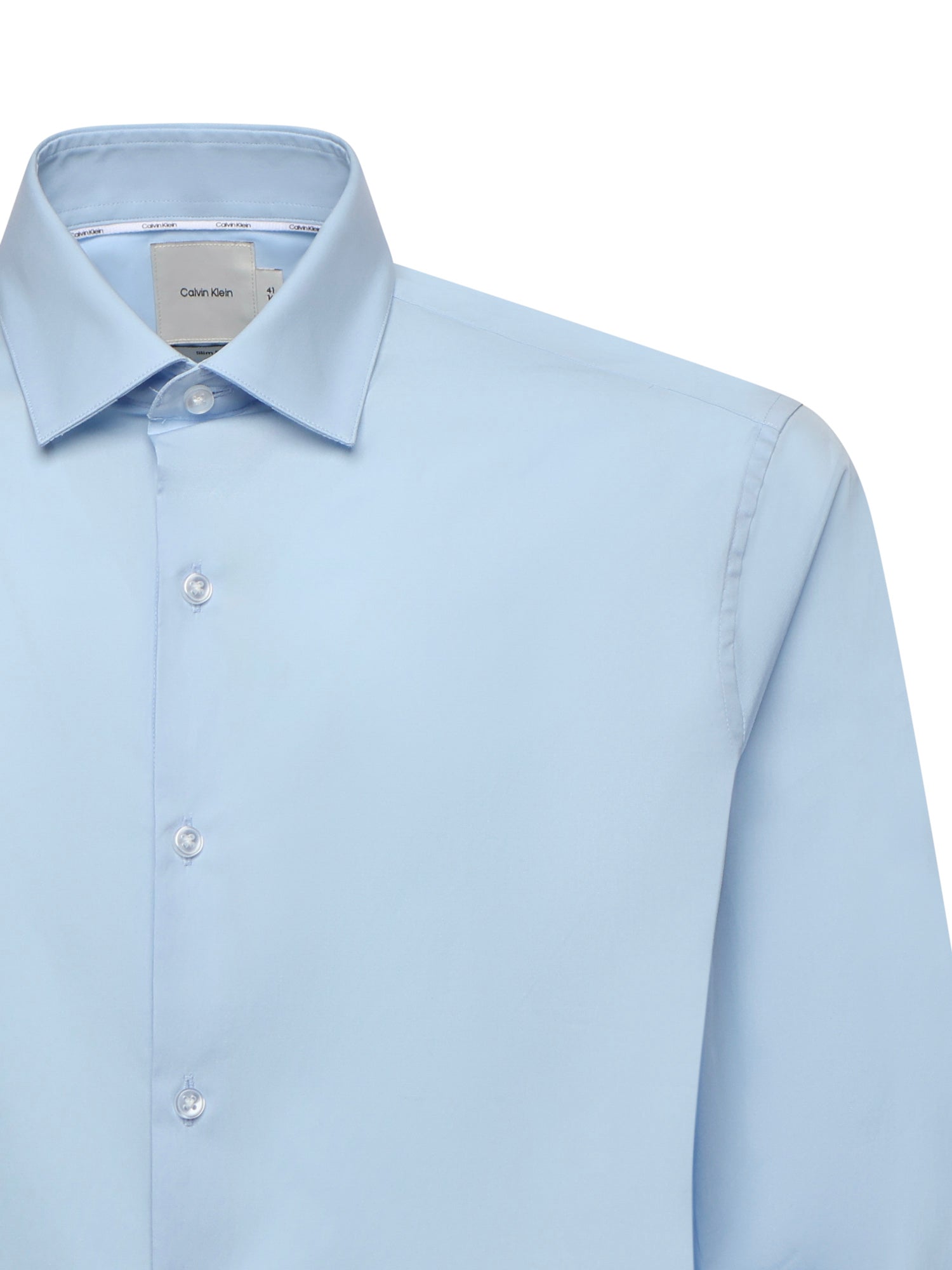 Calvin Klein Shirts Calm Blue Cotton