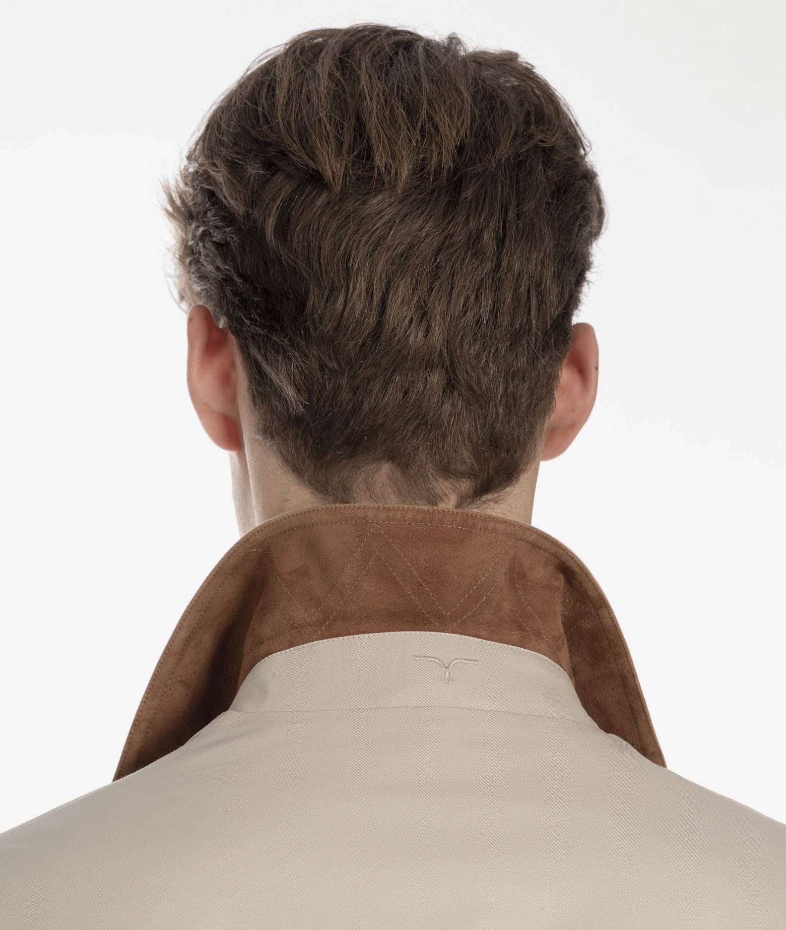 Cotton Jacket Sempione Beige Sportwear Blouson