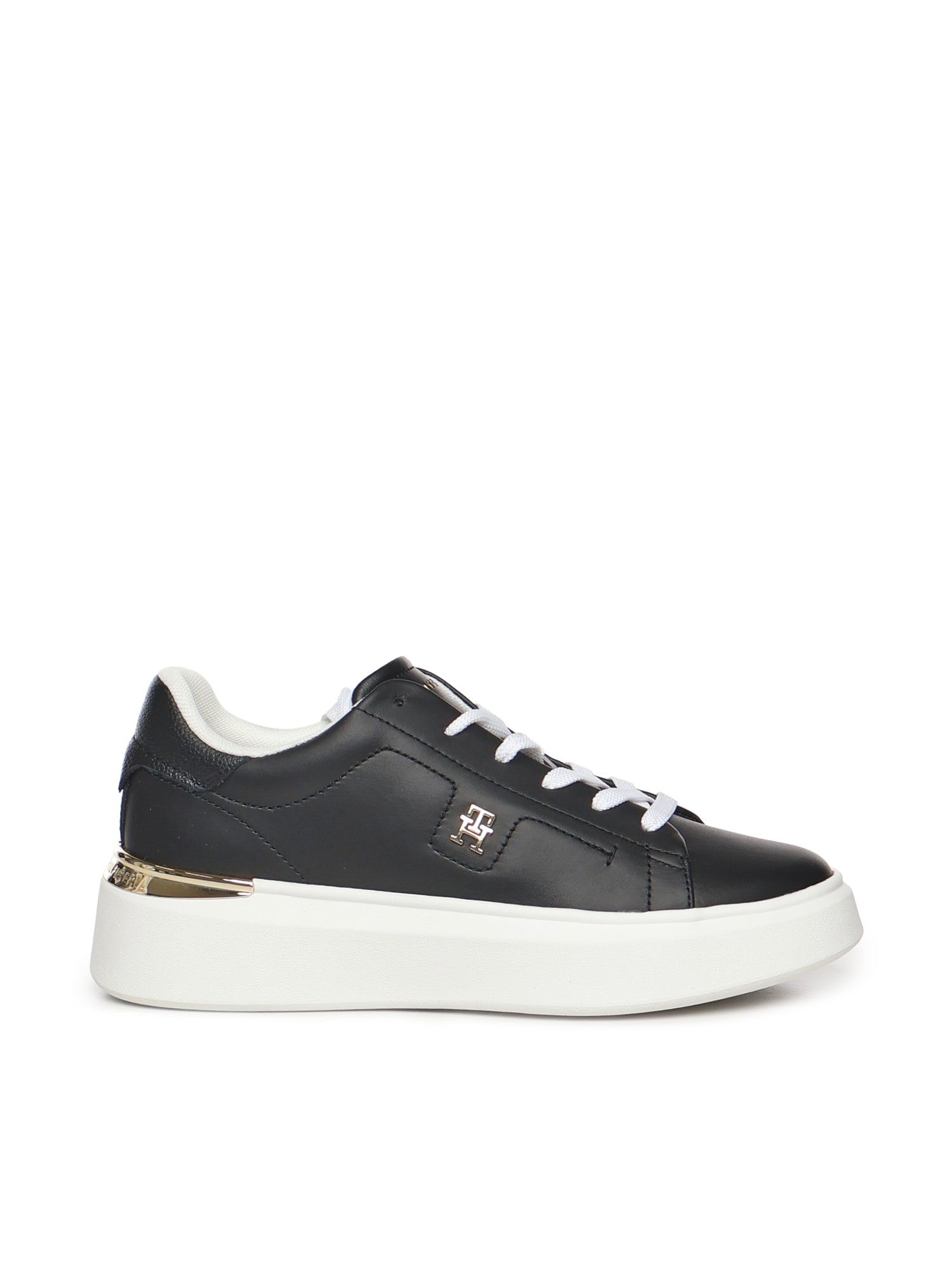 Tommy Hilfiger Sneakers Black Cow Nappa Leather ()