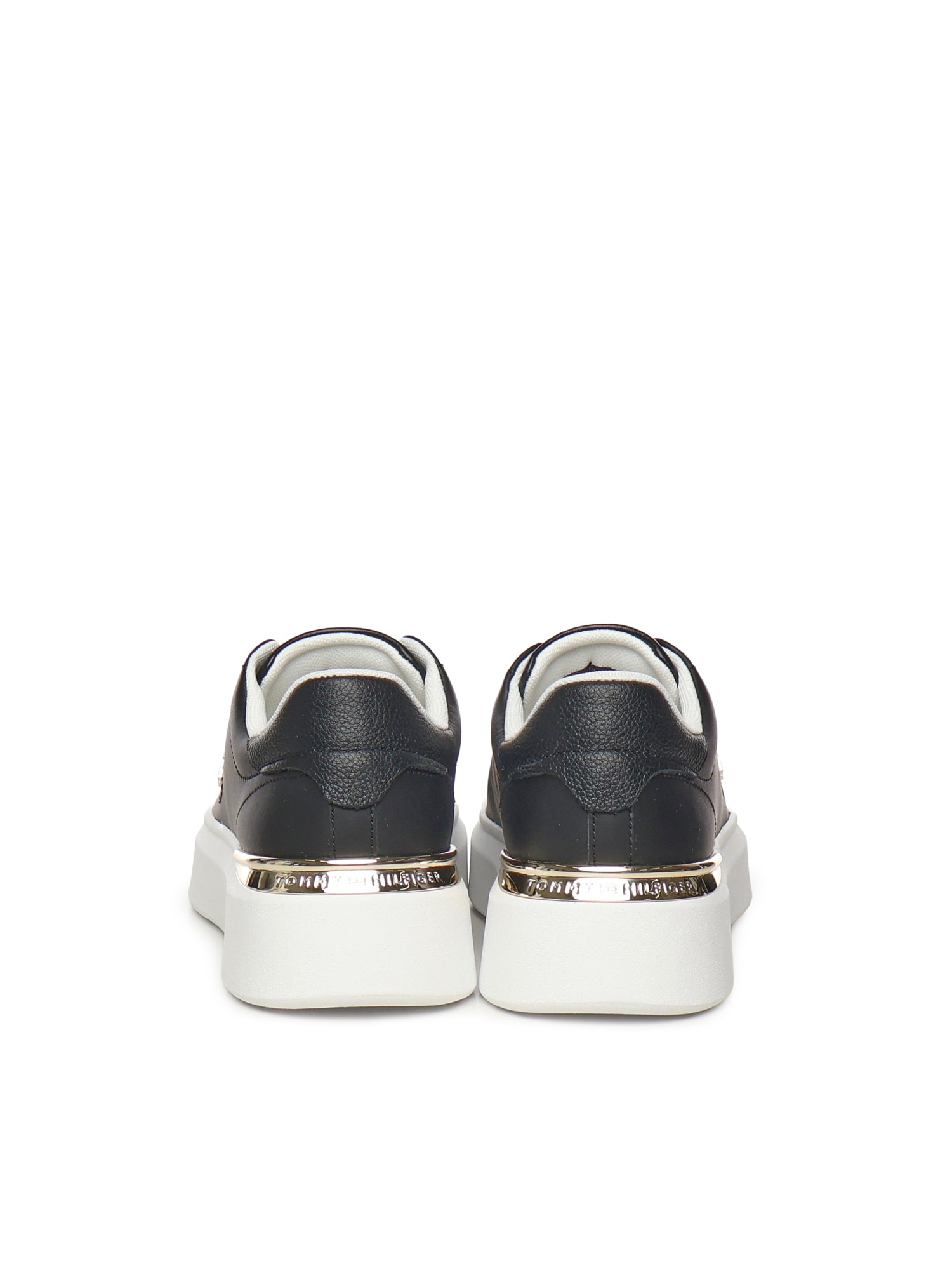 Tommy Hilfiger Sneakers Black Cow Nappa Leather ()