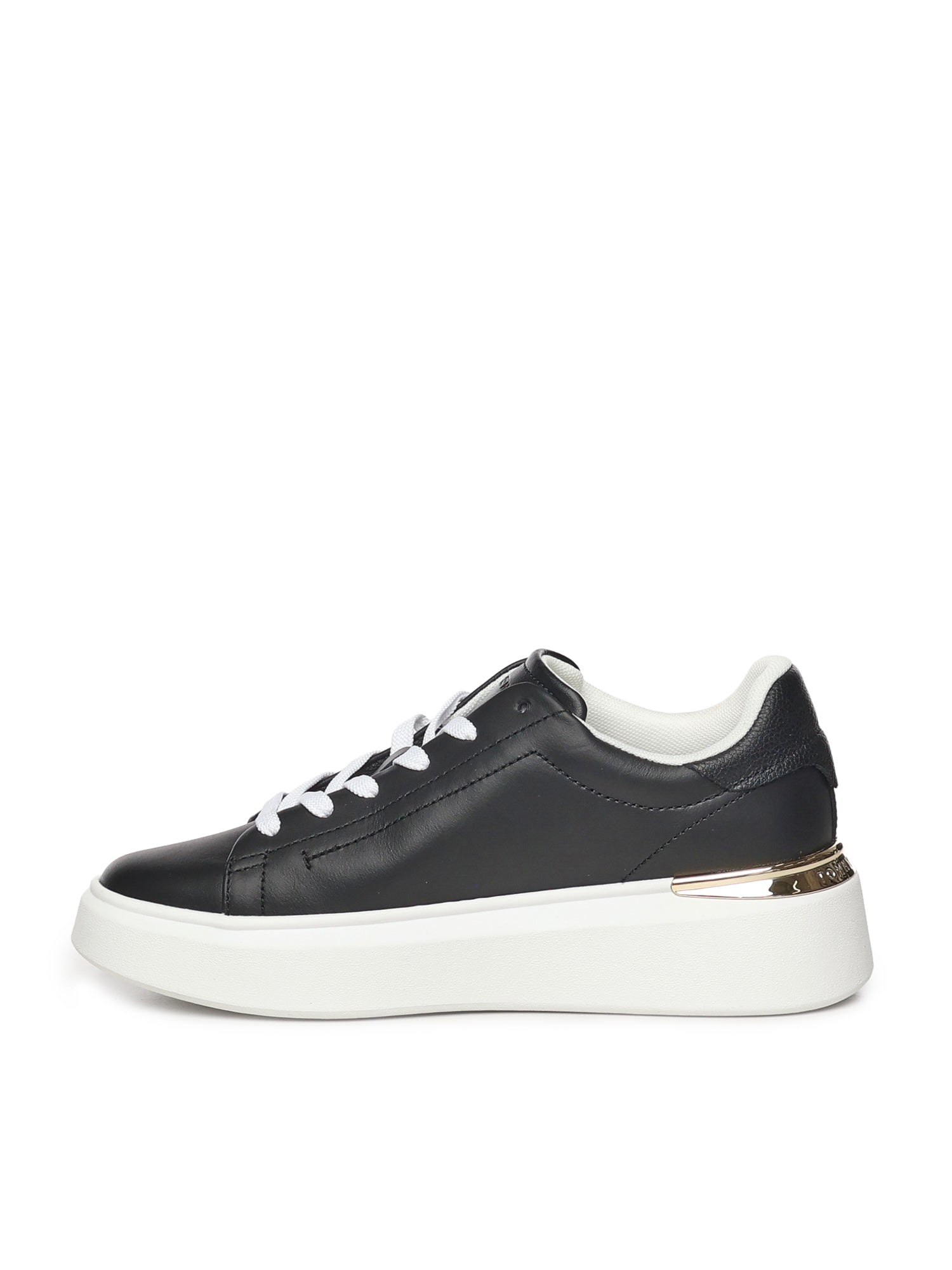 Tommy Hilfiger Sneakers Black Cow Nappa Leather ()