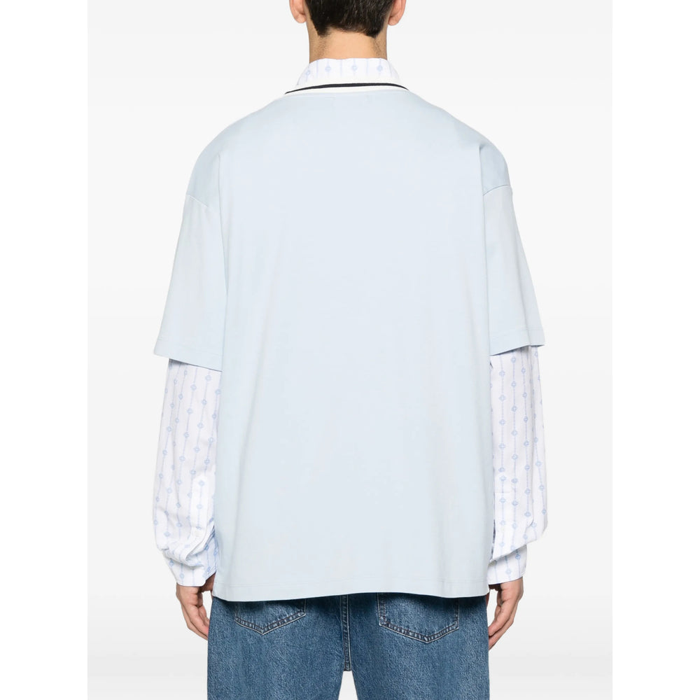 T-Shirt Drole De Monsieur Blue Cotton: T-shirts
