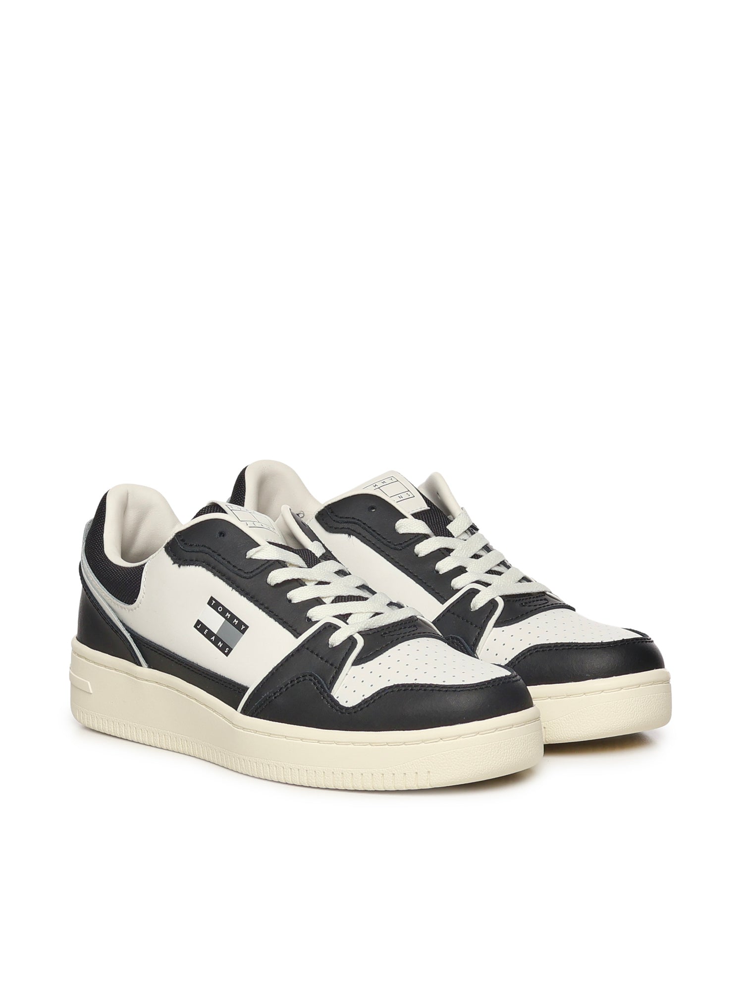 Tommy Hilfiger Sneakers Black Leather (fwa) ()