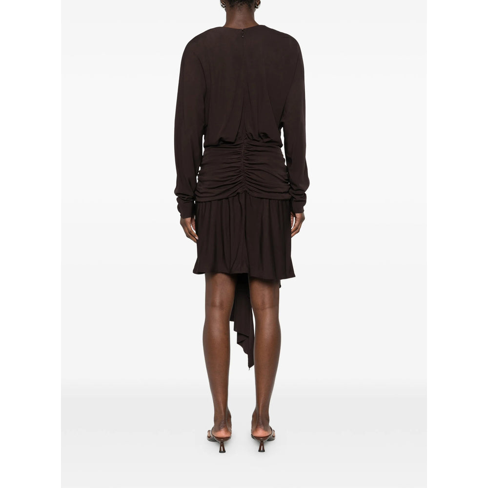 Dress Christopher Esber Brown Viscose: 100