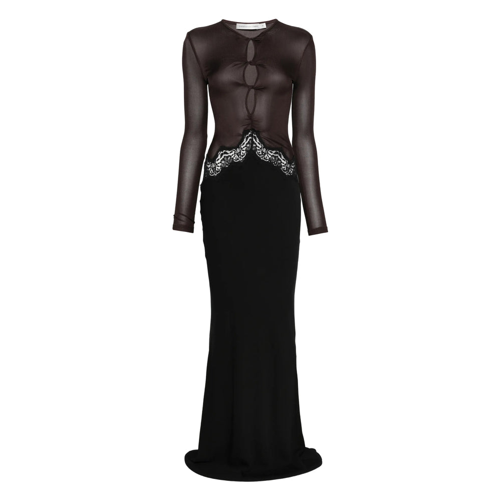 Dress Christopher Esber Black/brown Viscose: 95