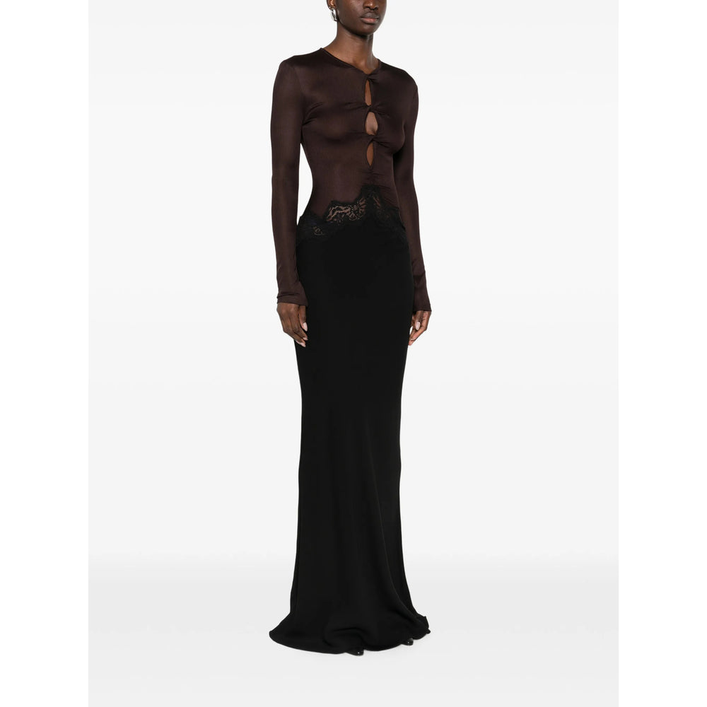 Dress Christopher Esber Black/brown Viscose: 95