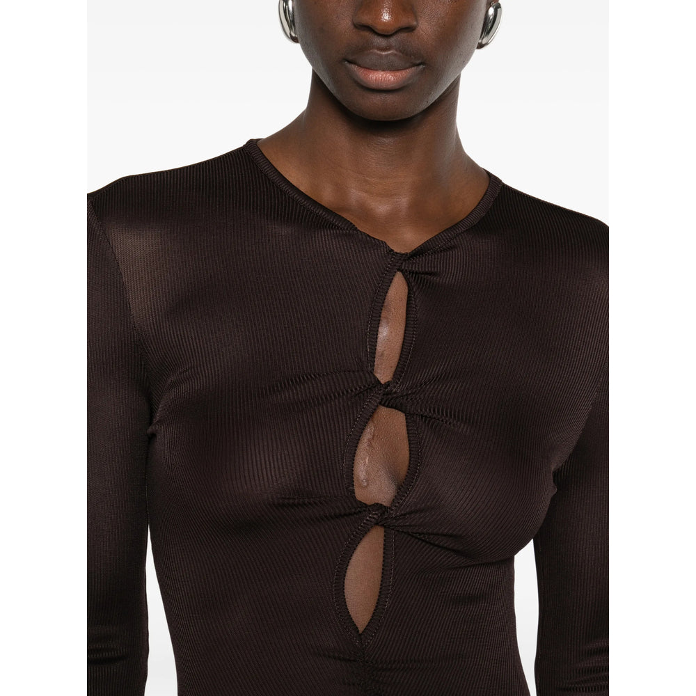 Dress Christopher Esber Black/brown Viscose: 95