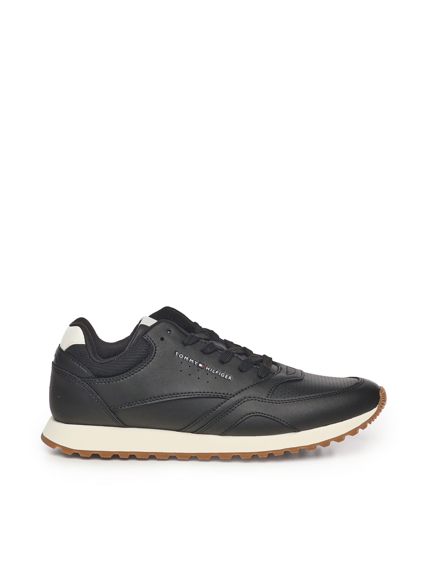 Tommy Hilfiger Sneakers Black Leather (fwa) ()