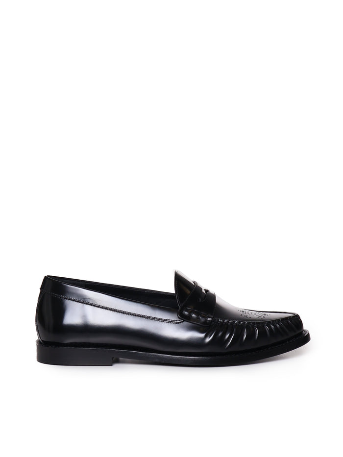 Céline Flat Shoes Black Calfskin