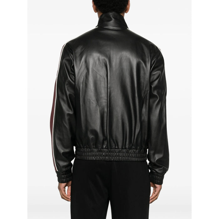 Leather Outerwear Casablanca Black/white Lining Cotton: 100. Outerwears