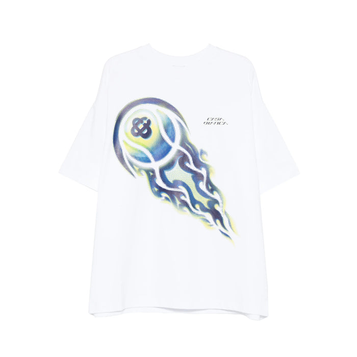 T-Shirt Casablanca White/blue Cotton: 92. T-shirts