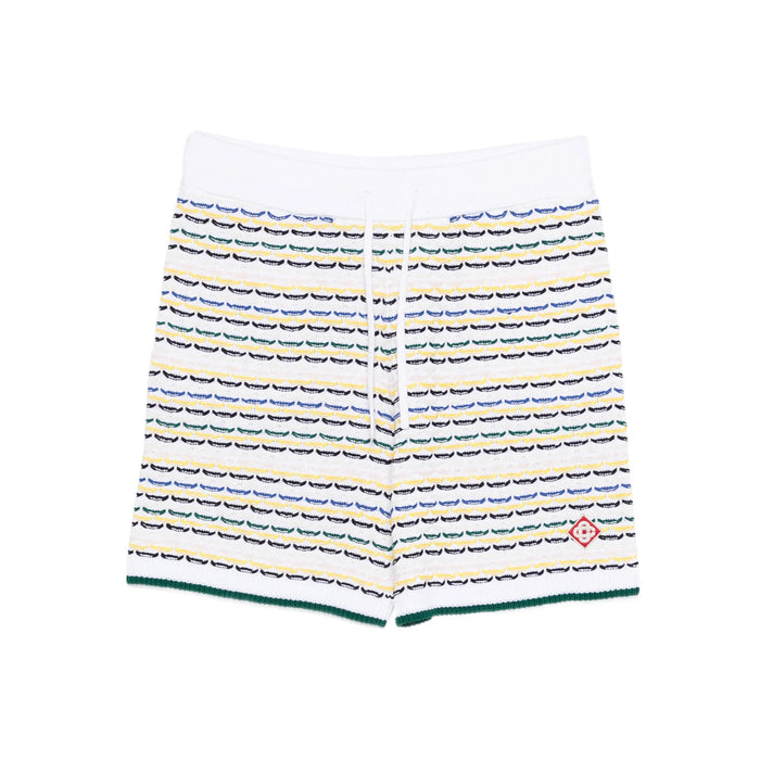 Short Casablanca White/yellow Cotton