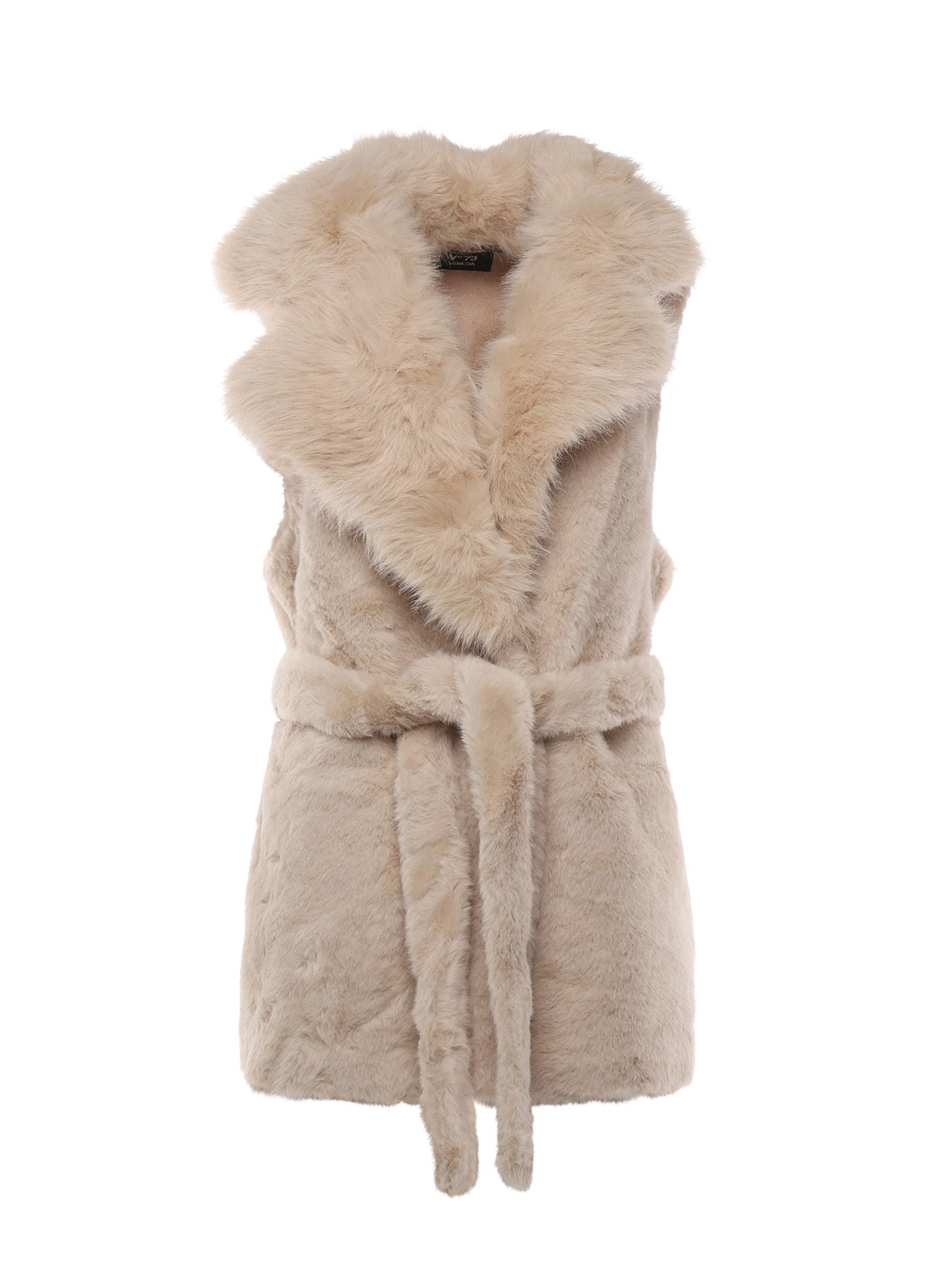 V° 73 Coats Beige Polyester