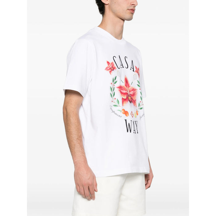 T-Shirt Casablanca White/red Cotton: 100. T-shirts